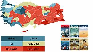 Türkiye'nin 6 aylık kitap okuma haritasında Karaman, 50. sırada yer aldı
