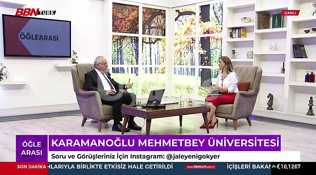 BBN Türk Canlı Yayın Konuğu Rektör Namık Ak Oldu