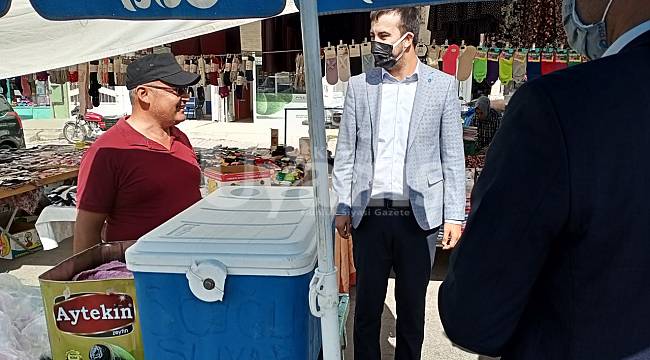 Deva Partisi Pazarın nabzını tuttu