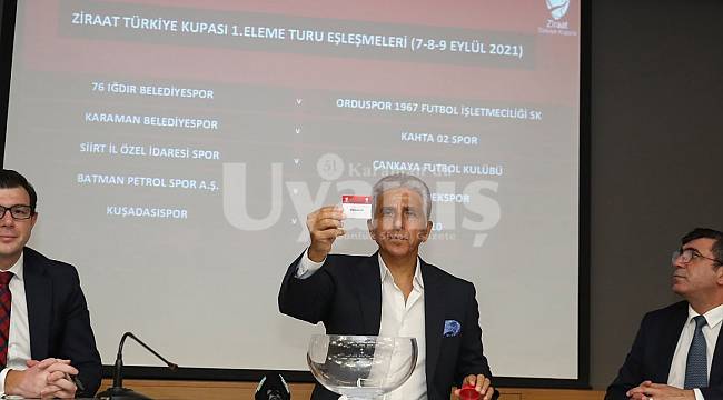 Karaman Belediyespor'un Ziraat Türkiye Kupası'ndaki Rakibi Kahta 02 Spor  oldu