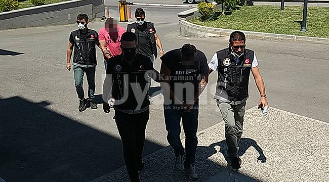 Karaman'da kokain ele geçirildi 2 kişi yakalandı