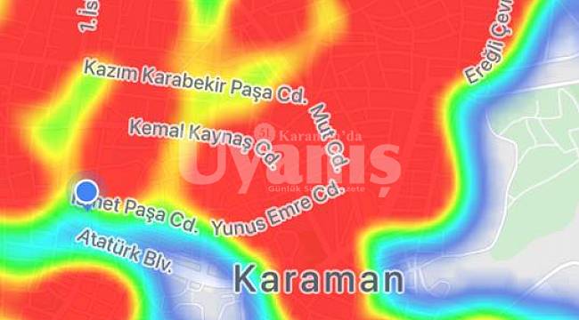 Karaman'ın Rengi Aşıya Rağmen, Risk Haritasında Gittikçe Kızarıyor