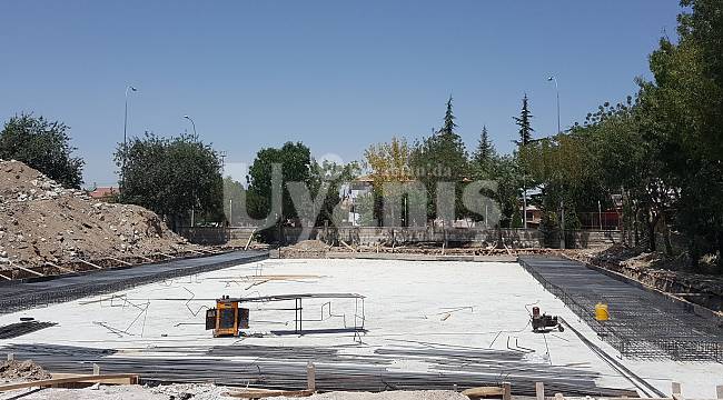 Karaman Merkez Kapalı Tenis Kortu İnşaatı Hızla Yükseliyor