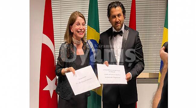 Karamanlı Avukat Atçeken Brezilya Fahri Konsolosu oldu