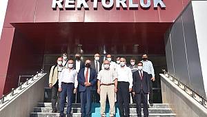 KARTAP Heyeti Rektör Namık Ak'ı ziyaret etti