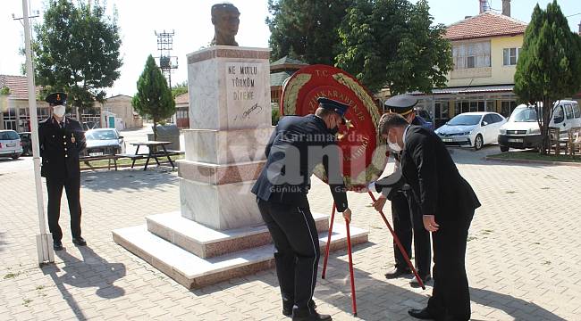 Büyük Destanın 99. Yılı Karaman'ın İlçelerinde de Törenlerle Kutlandı