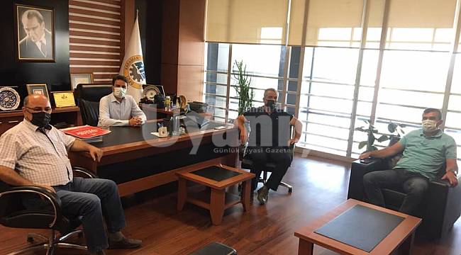 Mermer Ocakları Konusunda Endişeli Olan Karalgazi Köyü Heyetinden TSO'ya Ziyaret