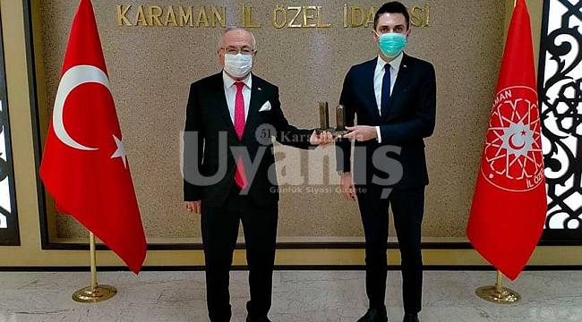 Rektör Ak, Ayrancı Kaymakamı Çakır’ı ziyaret etti