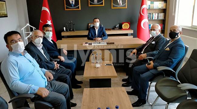 Rektör Namık Ak'tan MHP İl Yönetimine Ziyaret