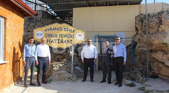 Tarım Bakanlığı Yetkilileri Ayrancı'da Divle Peynirlerini İnceledi