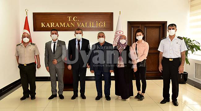Vali Işık, Kahraman Irak Gazisine Malul Gazilik Rozetini Taktı