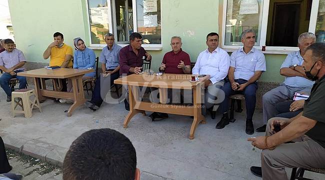 Vekil Şeker, Kâzımkarabekir'de Ziyaretlerde Bulundu