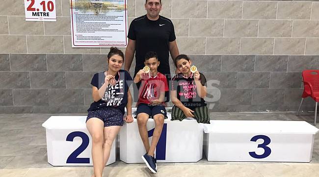 Yüzmenin Altın Çocukları Gaziantep'te Parladı