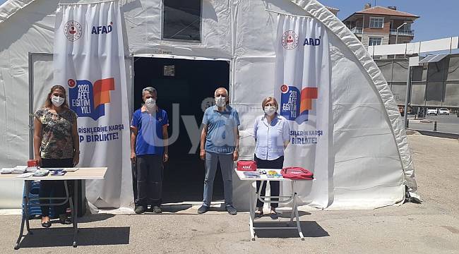 Afet Eğitim Çadırı Kaldırıldı