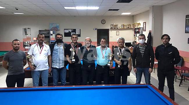Karaman'da 3 Bant Bilardo İl Kontenjanı Seçme Müsabakaları yapıldı