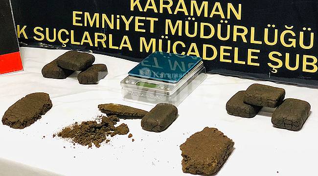 Karaman'da Esrar Ele Geçirildi