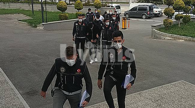 Karaman'da uyuşturucu operasyonunda yakalanan 4 kişi tutuklandı