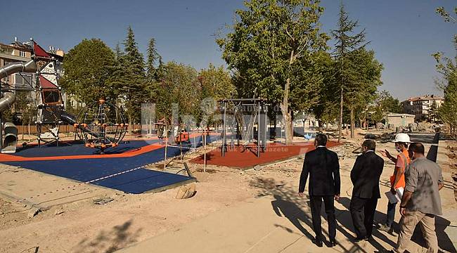 Karaman Millet Bahçesinde Çalışmalar Devam Ediyor