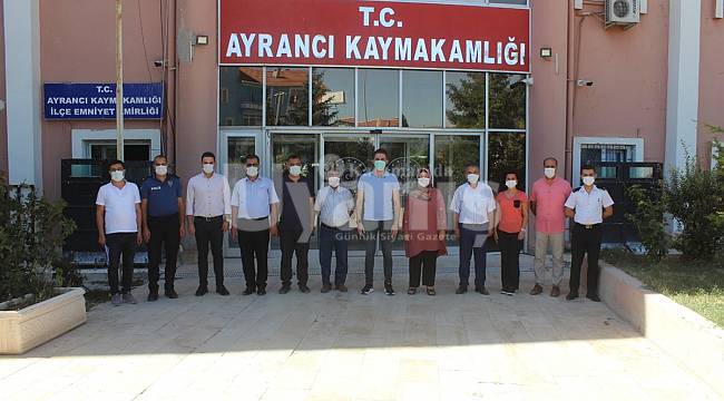 Kaymakam Çakır Ayrancı'ya veda etti