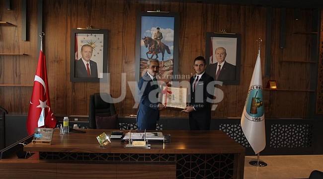 Kaymakam Çakır’dan Başkan Büyükkarcı’ya Veda Ziyareti