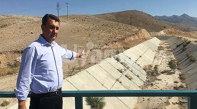 Milletvekili Ünver: Topraklar suya hasret, kanallar bomboş!