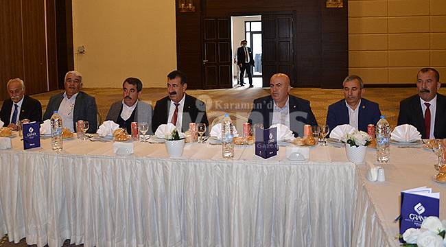 TÜDKİYEB Genel Başkanı Çelik, Karaman'da birlik başkanlarıyla bir araya geldi