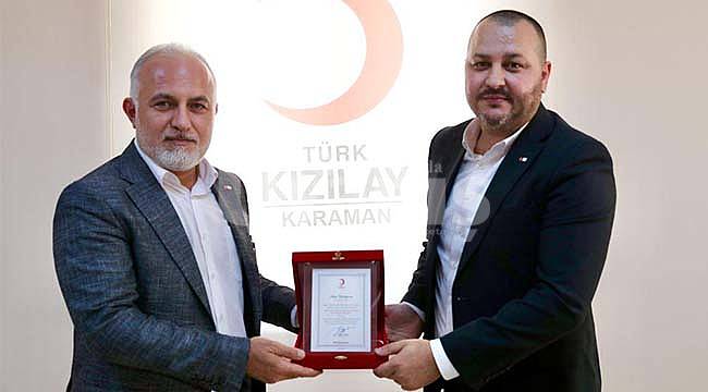 Türk Kızılay Genel Başkanı Dr. Kerem Kınık'tan Karaman Şubesine Ziyaret