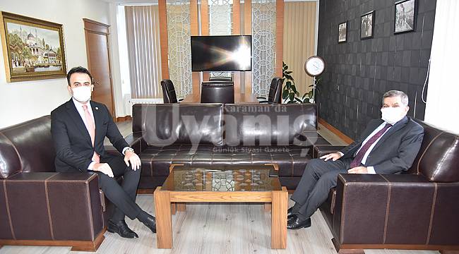Vali Işık'tan Hadim Kaymakamı İmrak’a Hayırlı Olsun Ziyareti