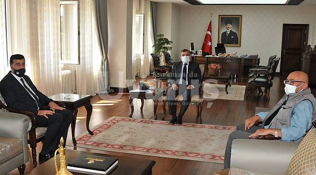 AA Konya Bölge Müdürü Rıfat Yerlikaya Vali Işık'ı ziyaret etti