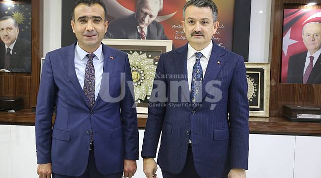 Bakan Pakdemirli Karaman Belediyesi'ni ve Ongun AŞ.'yi Ziyaret Etti