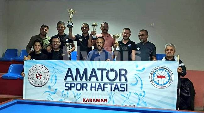Bilardo, Güreş Ve Bisiklet Birincileri Madalyalarını Aldı