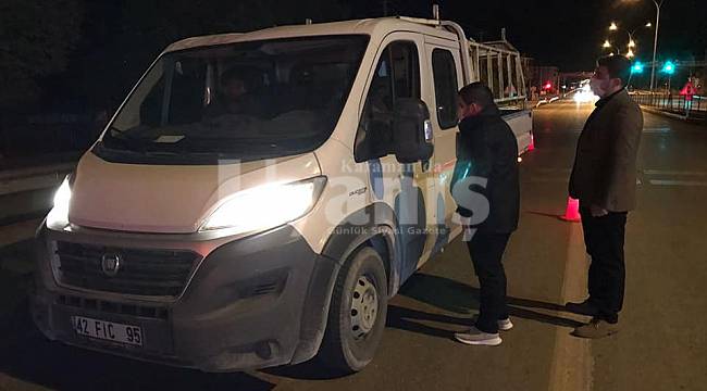 Çıkrık asayiş ve yol kontrol uygulamasını denetledi