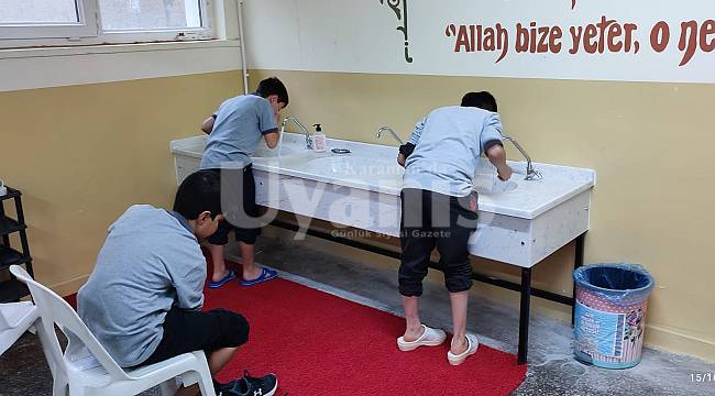 Hayırsever vatandaştan İmaret Ortaokulu'na Çeşme