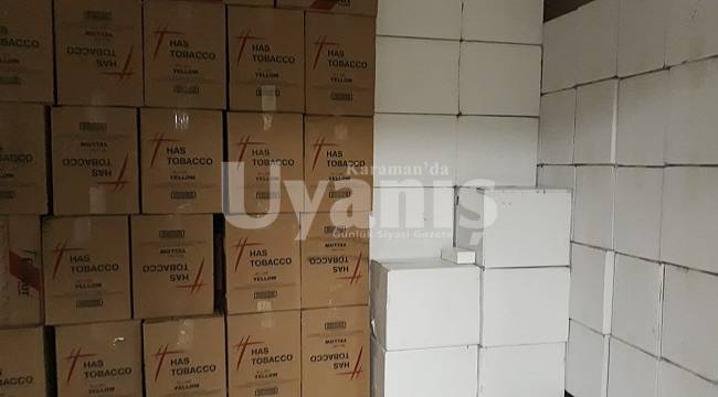 Karaman'da Bir Tırda Yapılan Aramada Gümrük Kaçağı Makaron Ele Geçirildi