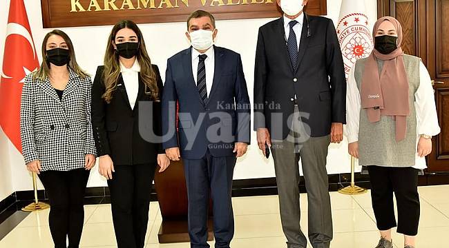 Karaman YEDAM'dan Vali Işık'a Ziyaret