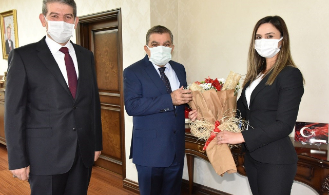 PTT Başmüdürlüğü Heyetinden Vali Işık'a Ziyaret