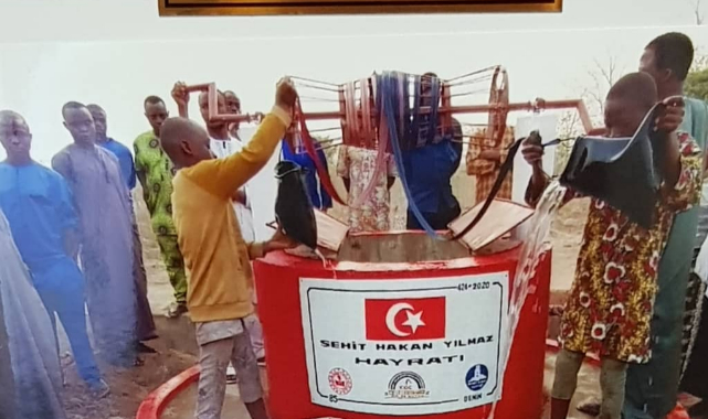 Şehit Hakan Yılmaz adına Afrika'da 4. Su kuyusu açıldı