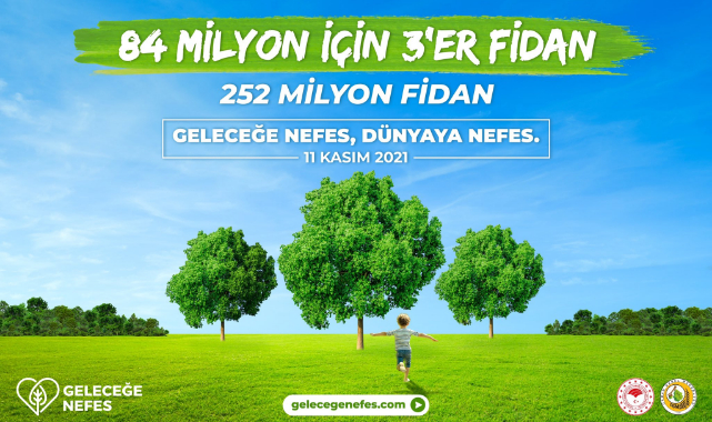 11 Kasım Milli Ağaçlandırma Günü'nde Geleceğe Nefes Olun