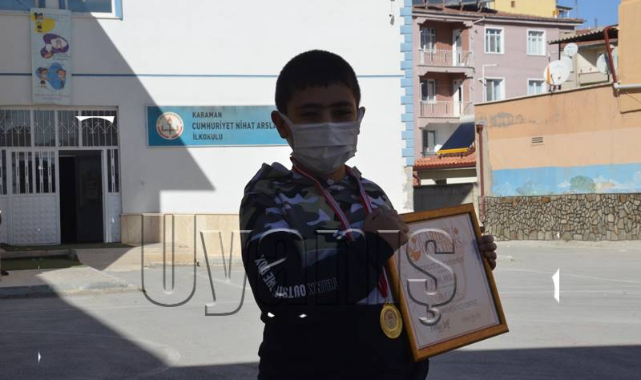 4. Sınıf Öğrencisi Kemal, Matematik Yarışmasında Dünya Birincisi Oldu