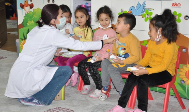 Diş Hekimleri Minik Öğrencilere Konuk Oldu