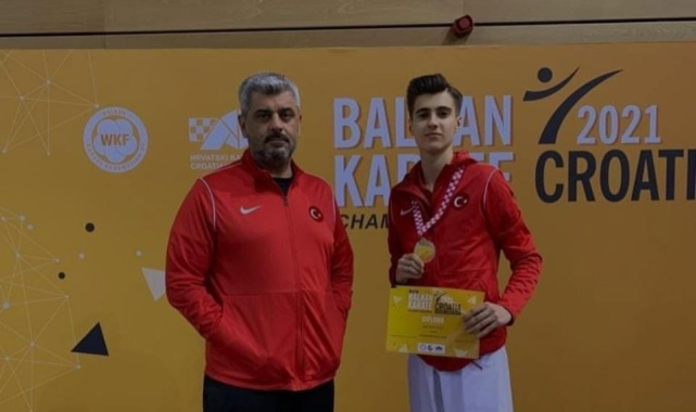 Genç kareteci Balkan şampiyonu oldu 