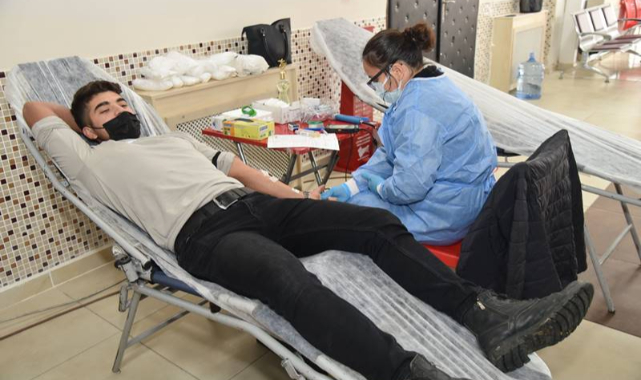 Kan bağışı kampanyası düzenlendi 
