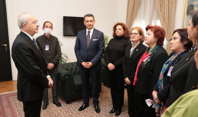 Karaman CHP Kadın Kolları Üyeleri Ankara'da Kılıçdaroğlu İle Görüştü