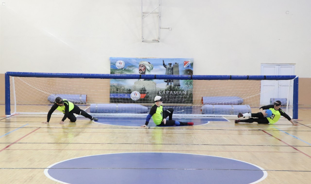 Karaman'da Goalball Müsabakaları Başladı