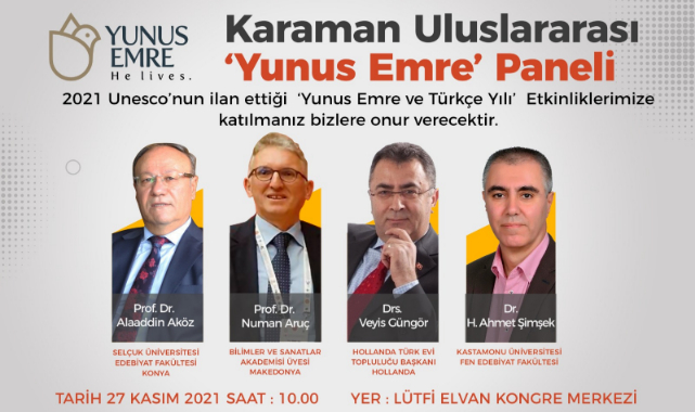 Kartap’tan ‘Yunus Emre Paneli’ne Katılım Çağrısı