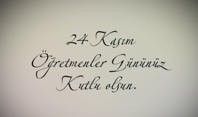 24 Kasım Öğretmenler Günü mesajları