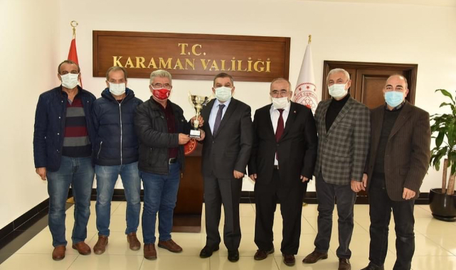 Şampiyon Takımdan Vali Işık’a Ziyaret