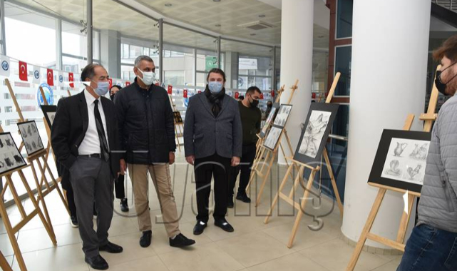 Temel tasarım karma resim sergisi düzenlendi