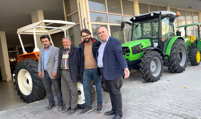 Traktörü Yanan Çiftçiye Destek