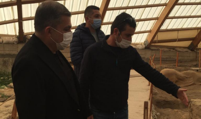 Vali Işık, Çatalhöyük Ören Yerini İnceledi